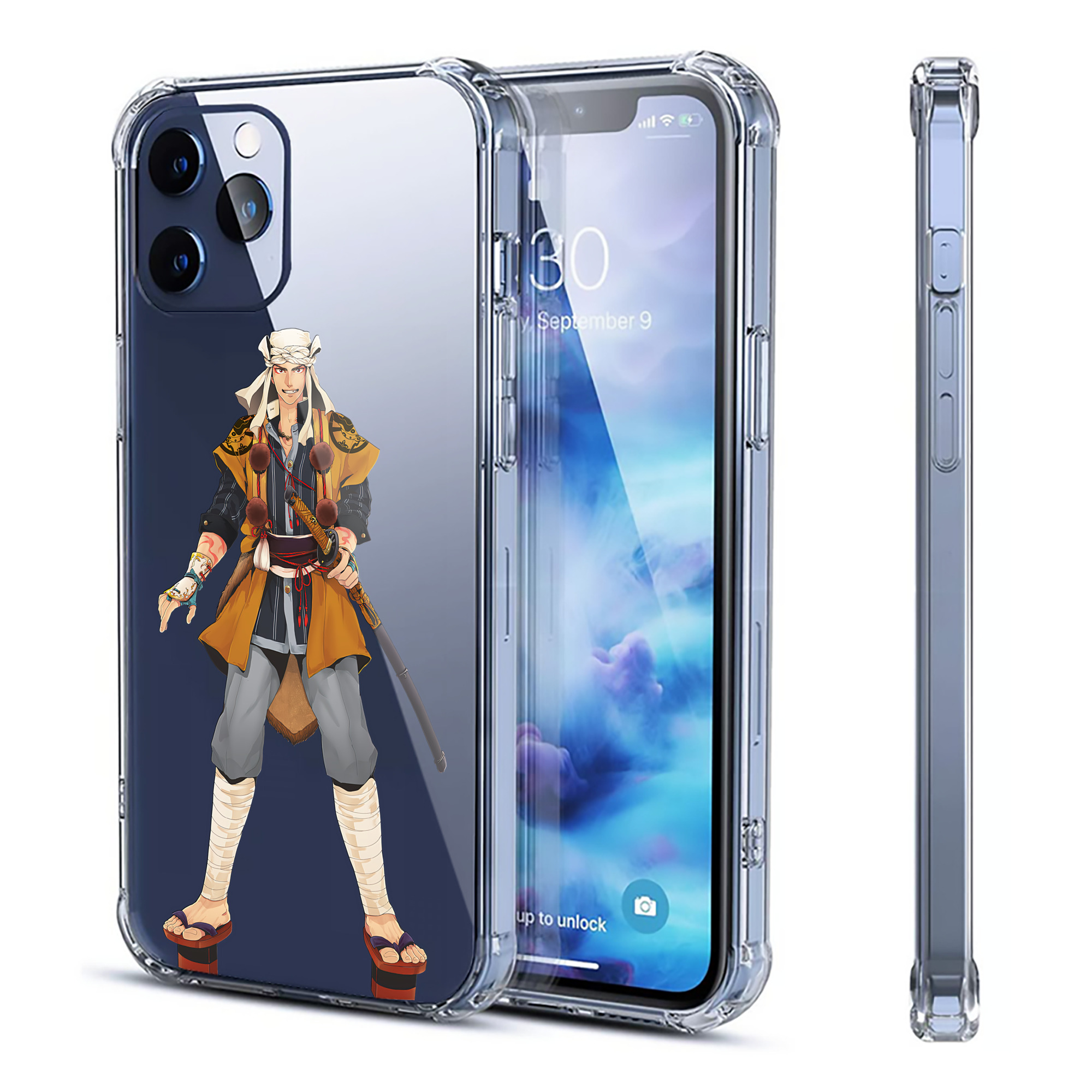 （画像用） 刀剣乱舞 Touken Ranbu 【iPhone 12シリーズ対応】透明スマホケース（クリアソフトケース）